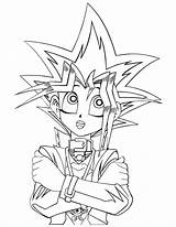 Coloring Yu Gi Oh Yugioh Pages Boy Pokemon Anime Choose Board Happy sketch template