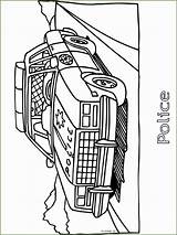 Politie Politieauto Amerikaanse Politiewagen Ausmalbilder Topkleurplaat Porsche Bijna Politieagent sketch template
