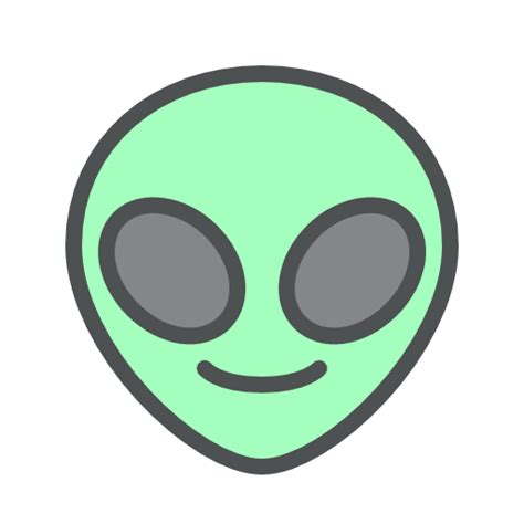 alien science technology icons