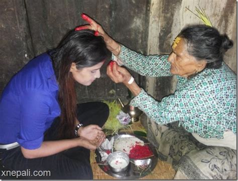 dashain celebration of nepali artists celebrities