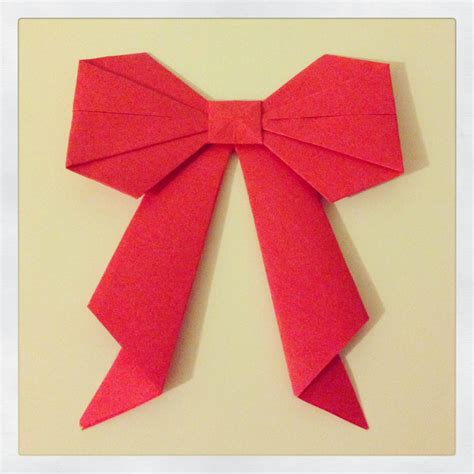 homemade  georgina origami bow