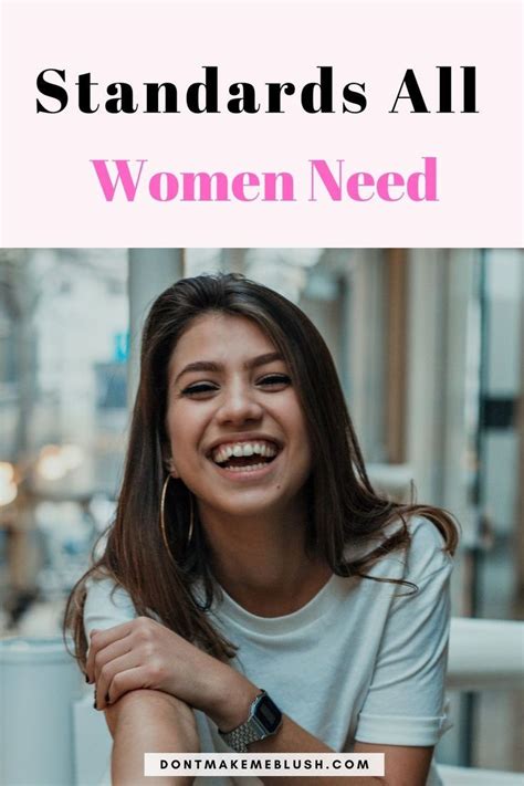 4 standards every woman should have women every woman how to find out