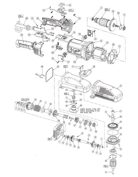 milwaukee tool parts diagrams