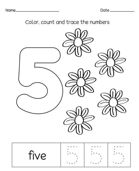 pin  danielle abbott  numbers numbers kindergarten color