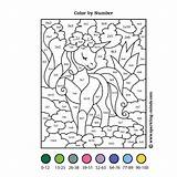 Unicorn Number Color Multiplication Coloring Math Printable Difference Spot Worksheet Mermaid Sparkling Minds Unicorns Car Race sketch template