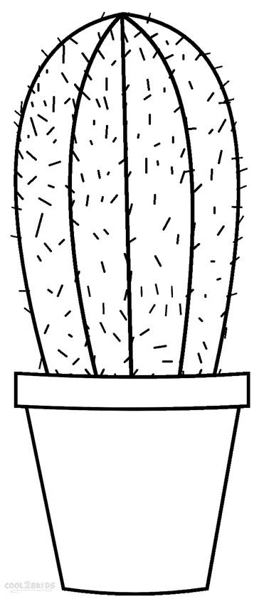 printable cactus coloring pages  kids coolbkids