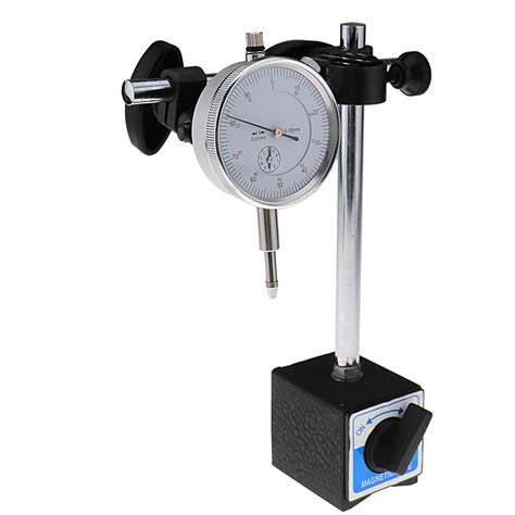 quality  mm dial test indicator dti gauge magnetic base stand clock gauge ebay