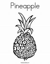 Coloring Pineapple Fruit Pages Gentleness Am Apple Spirit Twistynoodle Kids Colouring Noodle Fruits Template Print Twisty Outline Built California Usa sketch template