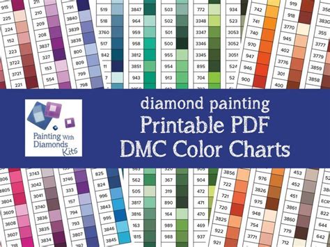 printable dmc color chart printable world holiday