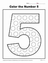 Number Worksheet Color Worksheets Preschool Printable Numbers Activities Kindergarten Kids K12reader Learning Print Finger sketch template