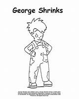 Shrinks George Coloring Pages Gs Cb Kids 방문하기 sketch template