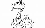 Snake Coloring Clipart Pages Kids Printable Colouring Cartoon Snakes Book Top Serpent Choose Board Webstockreview Online sketch template