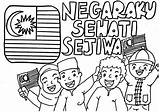 Mewarna Kemerdekaan Hari Merdeka Mewarnai Prasekolah Mykssr Rendah Lukisan Koleksi Segera Pelbagai Muat Turun Putih Himpunan Perayaan Baik Ashgive Agustus sketch template