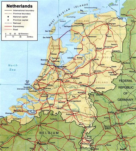 kaart van nederland  hoge resolutie voor  nederland kaart