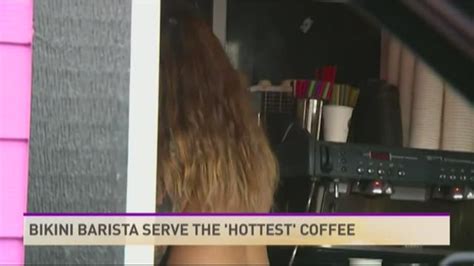 bikini barista serves the ‘hottest coffee