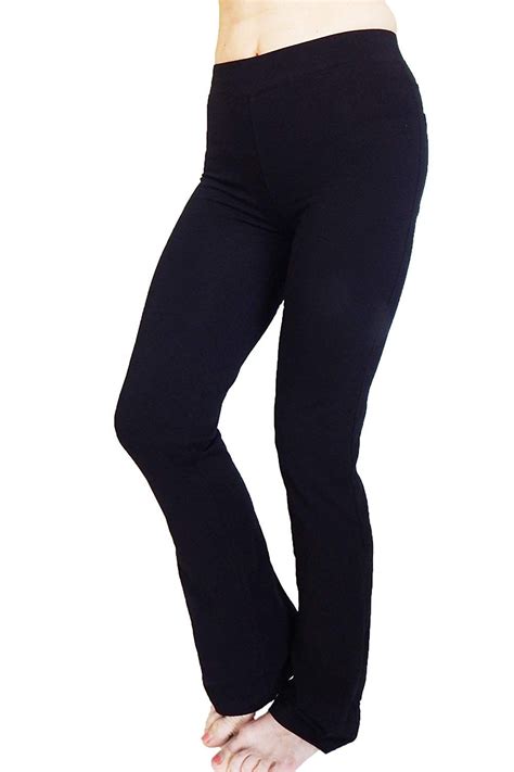 N 365 Women S Cotton Spandex Lounge Yoga Pants With Back