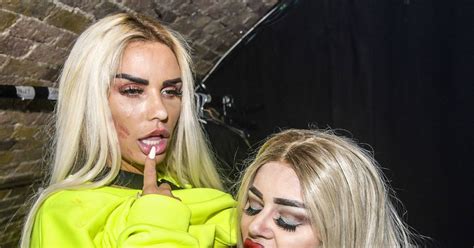 katie price hits rock bottom as she flashes boobs and gets nipple licked by drag queen mirror