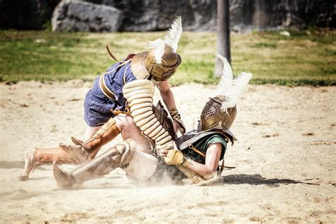 girlfight female gladiators   arena  carnuntum flickr