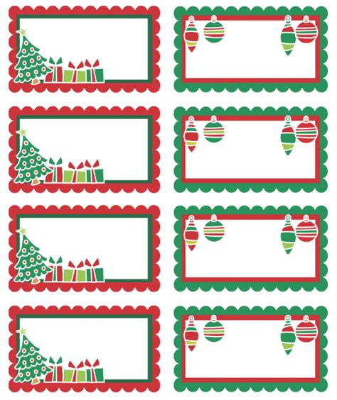 christmas labels ready  print  printable labels templates