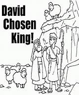 David Coloring King Pages Shepherd Boy Chosen Absalom Mephibosheth Color Kids Template Divyajanani Choose Board sketch template