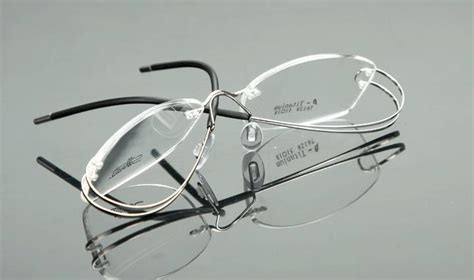 2013 rimless b titanium frame men women eyeglasses myopia black frame