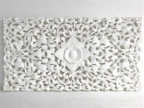 carved wood wall art