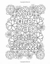 Coloring Pages Swear Adult Word Printable Words Book Swearing Fuck Color Mandala Books Sheets Mandalas Off Colour Relax Malvorlagen Amazon sketch template
