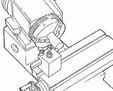Sherline Lathe Instructions Taper Headstock Turning Rotated Figure sketch template