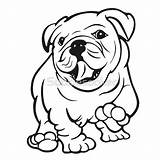 Bulldog Happy Sookiesooker Puppy Dog Redbubble Drawing sketch template