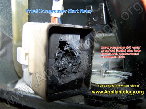 fried compressor start relay  appliantology gallery appliantologyorg  master samurai