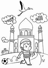 Mewarnai Islamic Anak Coloriage Ramadan Sholeh Soleh Worksheets Tadika Alphabet Islamis Kegiatan Oleh Aktiviti Islamik Arabe sketch template