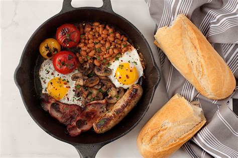 traditional british breakfast recipe  images traditional