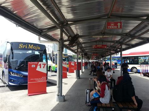 bus platforms  butterworth station malaysia life