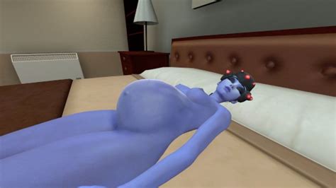 rule 34 3d belly breasts female overwatch pregnant widowmaker 2972531