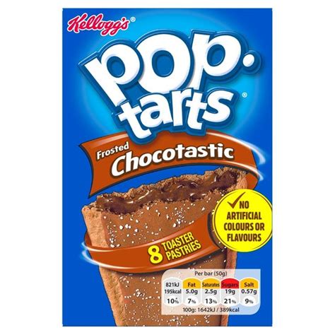 morrisons kellogg s chocotastic pop tarts 8 x 50g product information