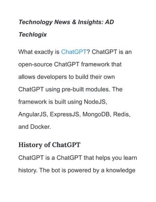introduction  chatgpt  overview   capabilities