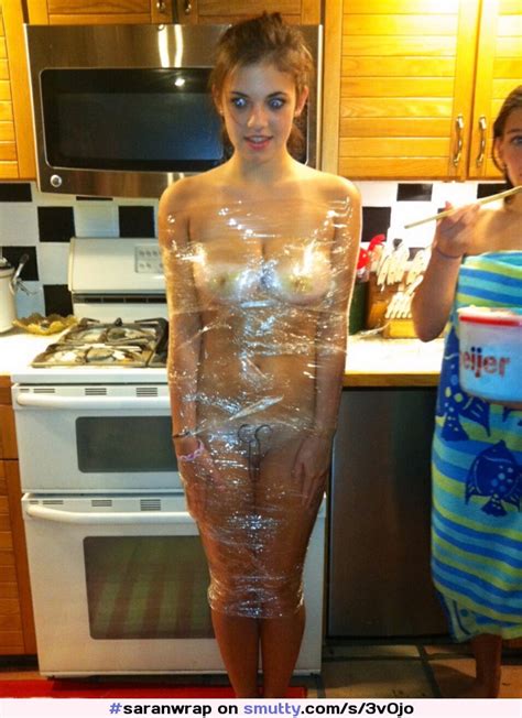 saranwrap on