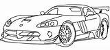 Coloring Pages Car Race Dodge Viper Srt Ram Coloringsky Cars Printable sketch template