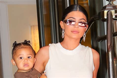 Kylie Jenners Daughter Stormi Is Cute In Biker Shorts And Air Jordans