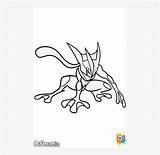 Greninja Pokemon Ash Coloring Para Colorear Pages Agua Base Beautiful Pngkey sketch template