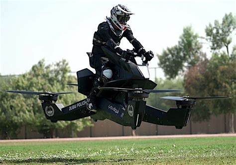 hoversurf hoverbike  drone powered individual flying autoevolution