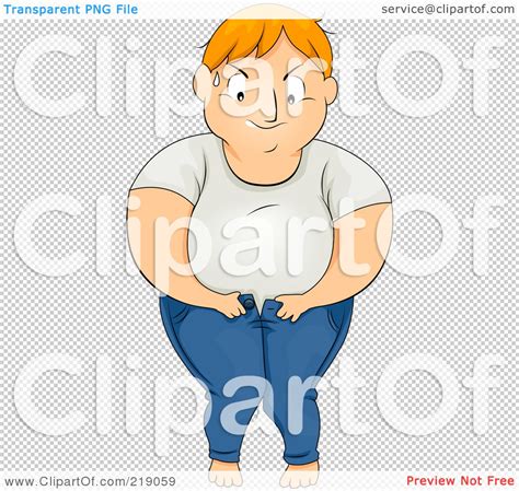 royalty free rf clipart illustration of a chubby guy