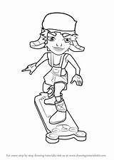 Subway Surfers Tricky sketch template