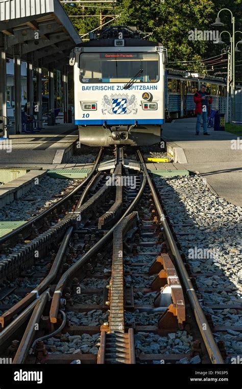rack railway  zugspitze bayerische zugspitzbahn eibsee train station grainau werdenfelser