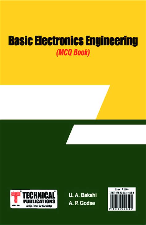 Download Basic Electronics Engineering Mcq Books Pdf Online By U A