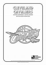 Coloring Pages Nba Teams Logos Basketball Cavaliers Logo Cleveland Cool Sports Team Color Printable Lebron James Sheets sketch template