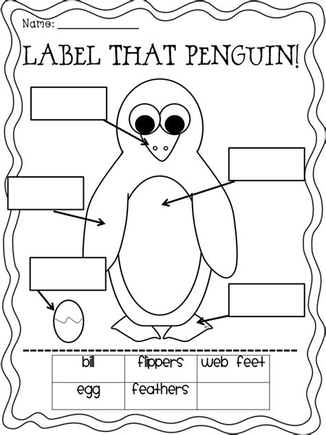 printable penguin activities  preschool clip art library