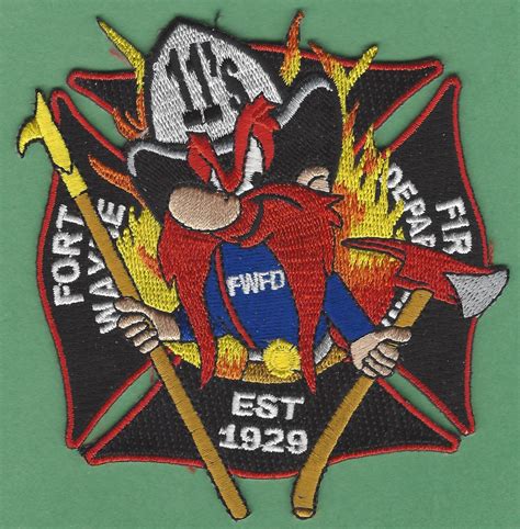 fort wayne fire department station 11 company patch yosemite sam