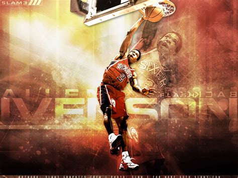 allen iverson sixers retro wallpaper basketball wallpapers