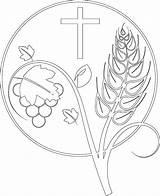 Coloring Pages Eucharist Below Click 4catholiceducators sketch template